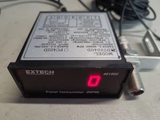 Extech 461950 Model DT2240D Panel Tachometer (RPM), with Monach Instruments ROS