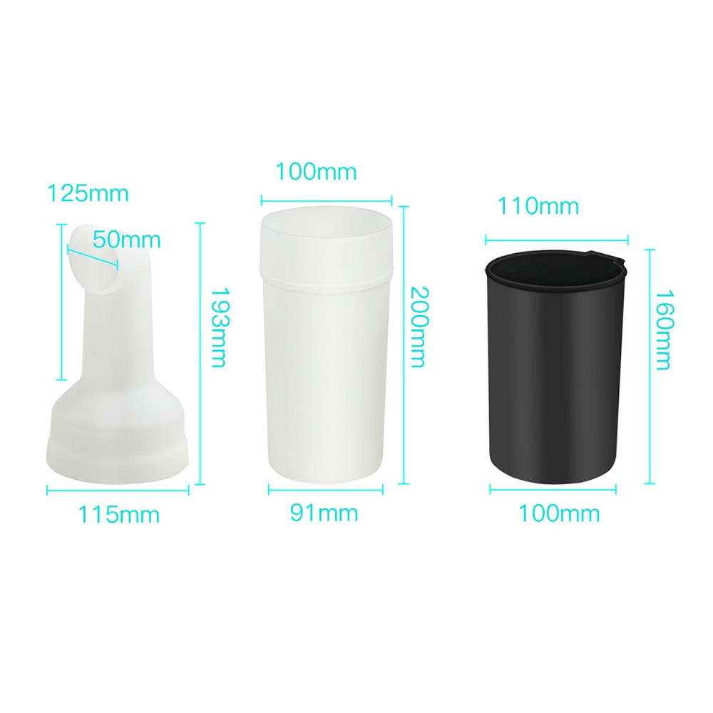 GolfCart Sand Bottle Kit Portable Universal Sand Bucket Sand And Bottle