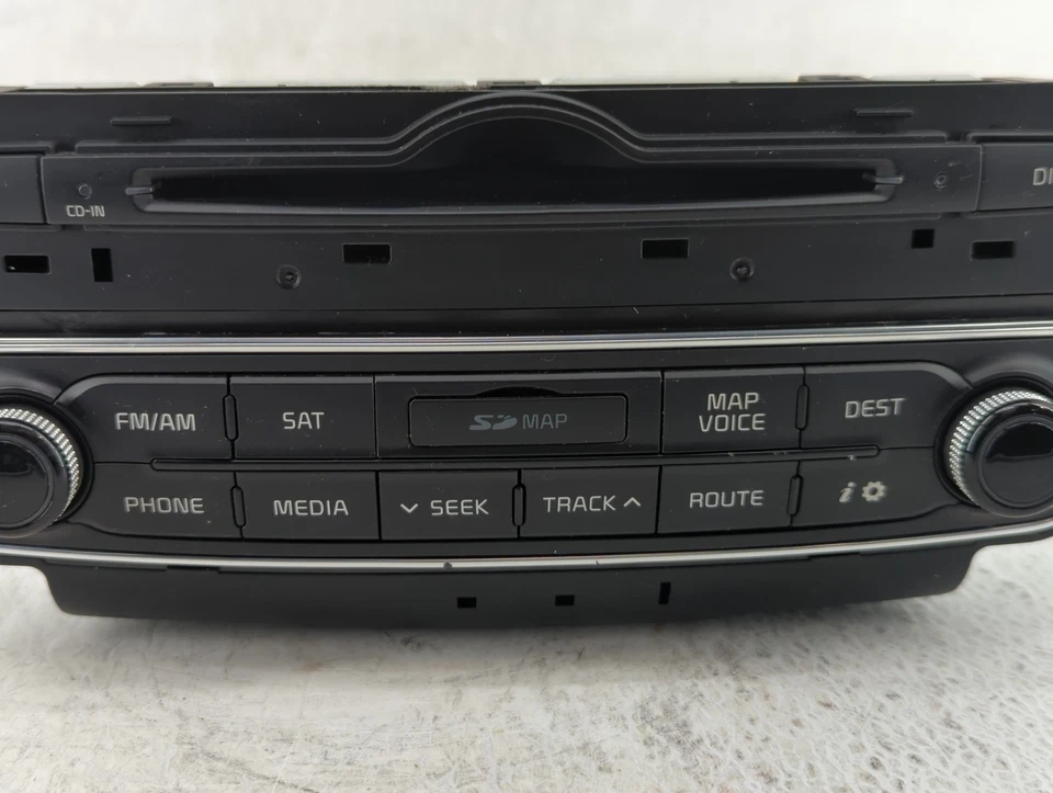 2016-2016 Kia Cadenza Am Fm Cd Player Radio Receiver ER0QG - Image 4 of 4