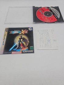 Rockman X4 - Sega Saturn - Japan Import - Complete With Reg