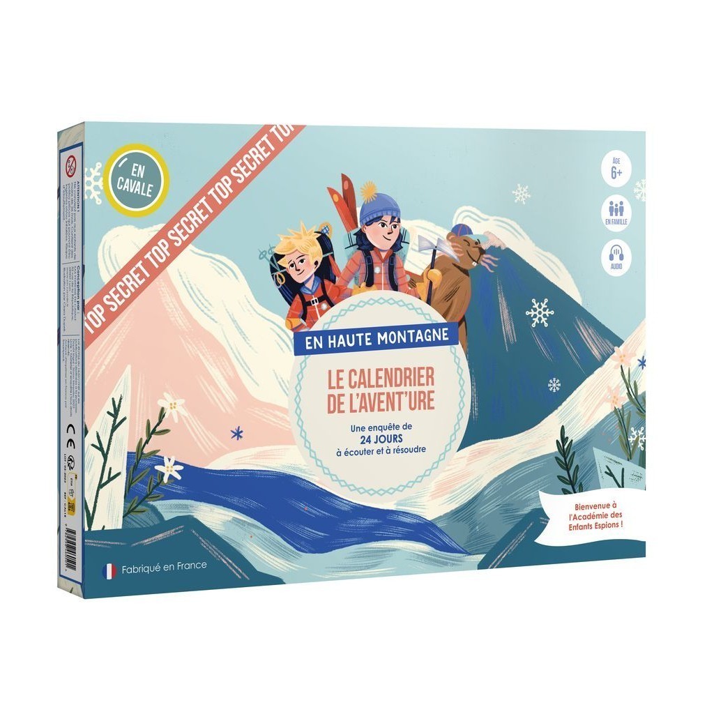 Calendrier de l'Avent'Ure En Haute Montagne jeu de société escape game de réflexion