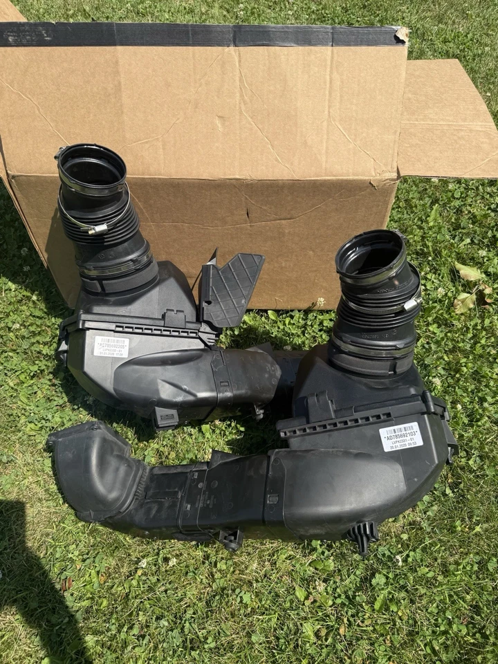 BMW M5/M8 S63 2018-2023 juego completo lado L + R con filtros de aire listos para usar Foto 3 de 4