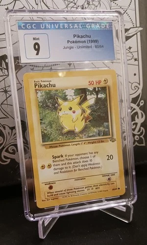 Pikachu 60/64 Jungle Regular CGC 9