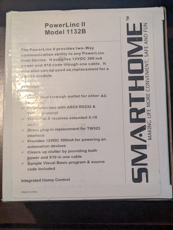 SMARTHOME POWERLINC II 1132B SERIE Foto 4 de 4