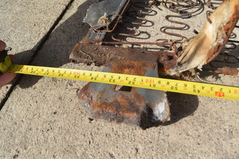 Willys Aero Lark Aerolark 1953 asiento de banco superior trasero resortes centrales 53 Foto 4 de 4