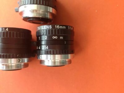 1PC Used Myutron MV1614 TV LENS 16mm 1: 1.4 industrial camera lens #D5