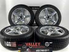 19 Oem Mercedes Wheelsrims Chrome Finish Set Of 4 5x112mm Rims Only No Tires