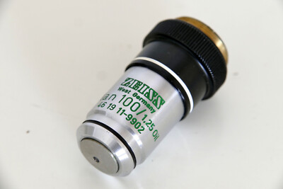 Zeiss West Mikroskop Objektiv Plan 100x PH3 160 RMS lens microscope objective