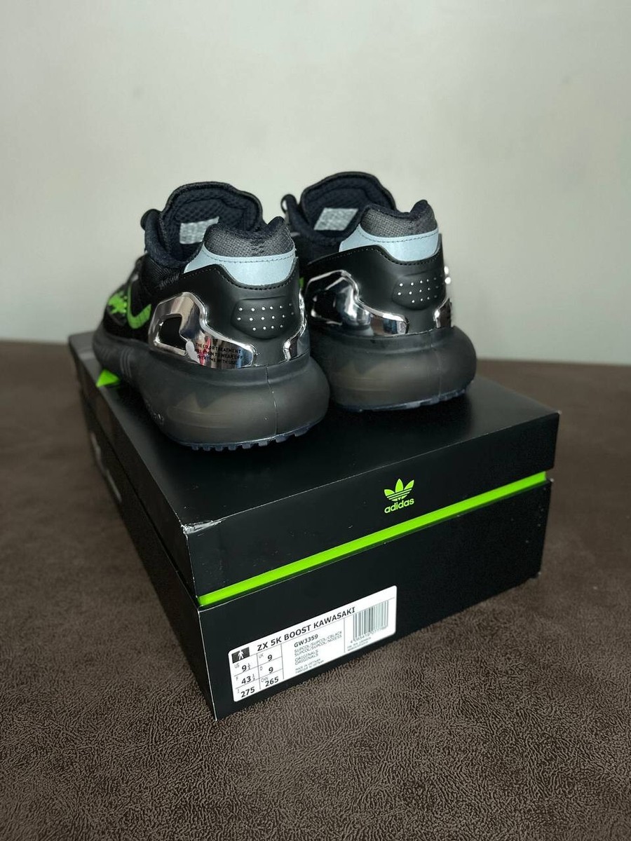 Size 9.5 - adidas Kawasaki Ninja x ZX 5000 Boost Black Green