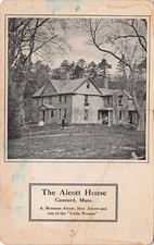 Concord MA Louisa May Alcott Orchard House Little Women Museum Vtg Postcard C64