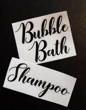 Sticker Label for Bathroom Glass Jars/Tins/Canisters/Tubs/Storage/Boxes/Box/Pots