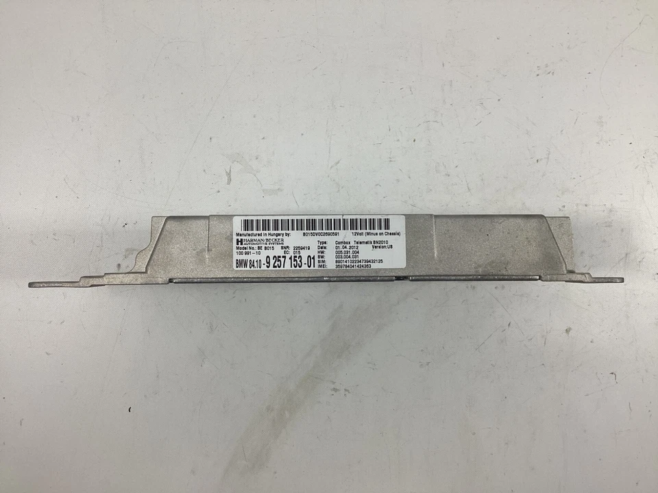 2011-2016 BMW 528i 535i Harman Becker Module Amp Control Module 9257153 OEM. - Image 2 of 4
