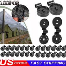 100 PCS Upgrade Shade Cloth Heavy Duty Lock Grip - Shade Cloth Plastic Clips