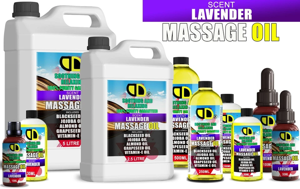 DD LAVENDEL ätherisches Öl hochwertiges Massageöl Mischungen natürliche Aromatherapie UK