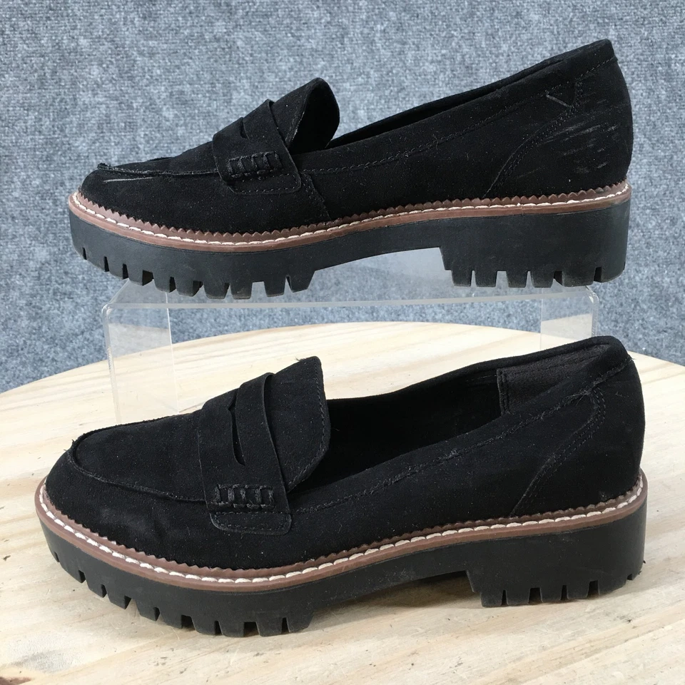 Zapatos Jellypop Mujer 7.5 M Paris Mocasines Sin Cordones Tela Negra Informal Cómodos Foto 2 de 4