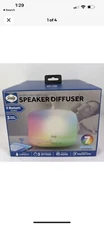 Sealy Multicolor Light-Up Speaker Diffuser Bluetooth 3 Spray Modes 7 Mood Light