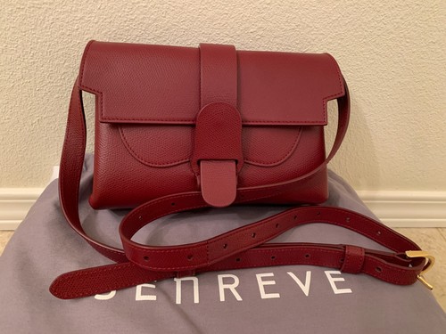 Pre-Love SENREVE Aria Belt Bag Pebbled Leather Merlot
