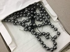 250 Pack Swarovski Crystal: 5810 Crystal Pearls: 8mm in Dark Grey- Factory Pack