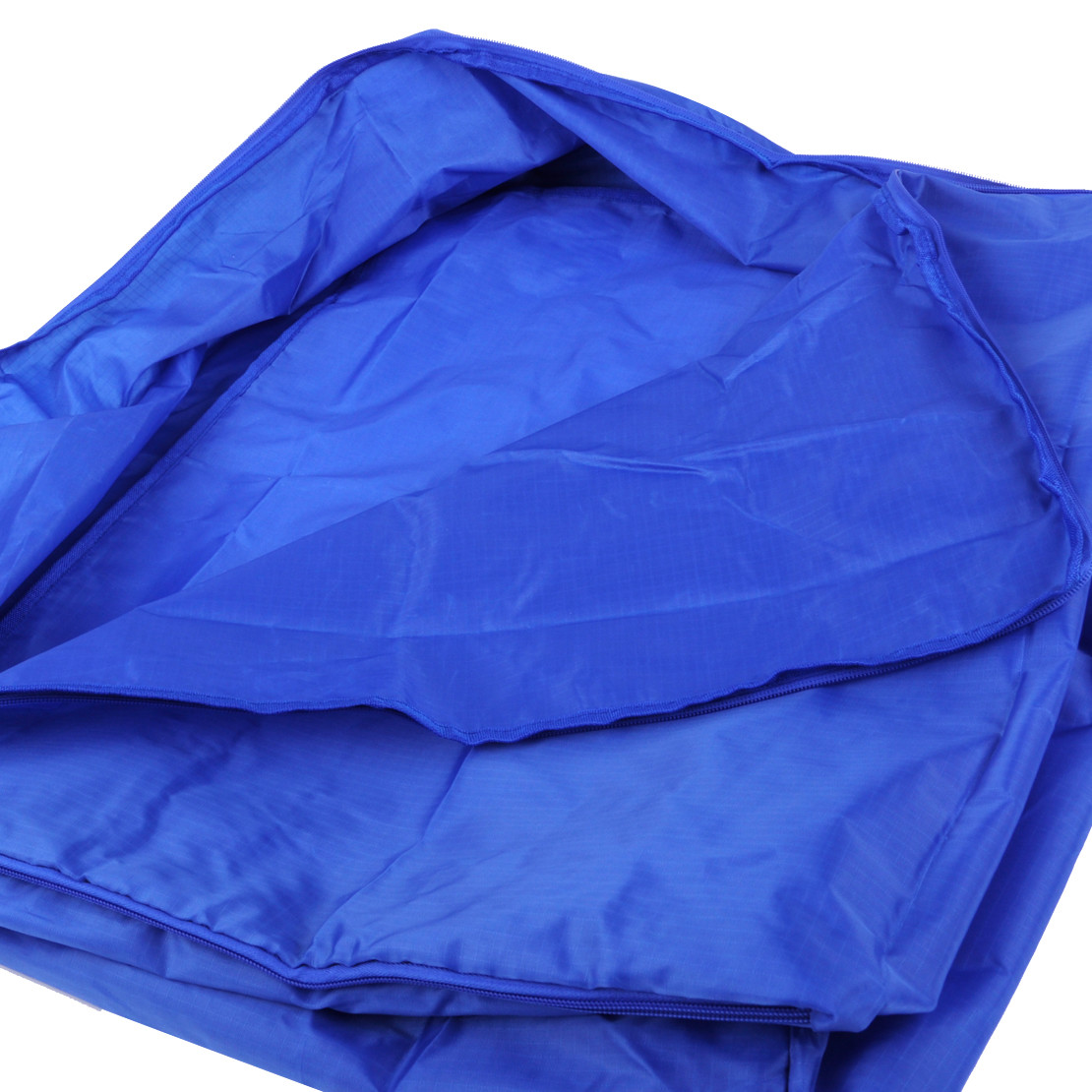 Blue Under Bed Storage Bag Easy Access Zip Duvet Pillow Clothes Fabric