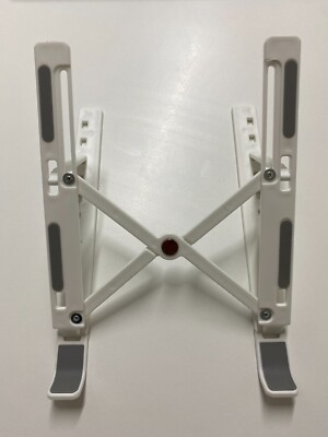 Laptopständer klappbar tragbar für jeden Laptop oder iPad/Tablet - weiß