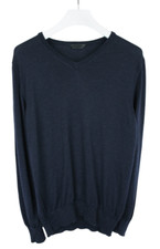 DALMINE Pull Homme (EU) 50 Pull En Pure Nouvelle Laine Mélangée Bleue