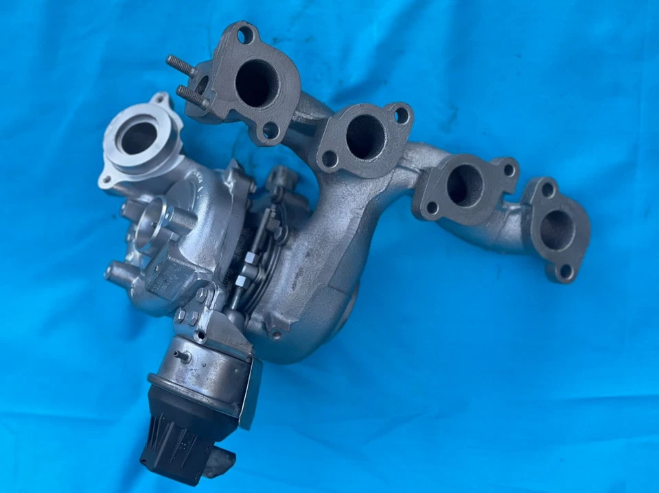 Cargador turbo genuino Audi A3 2010-2013 VW Beetle Golf Jetta 2,0 L diésel BV43 Foto 4 de 4