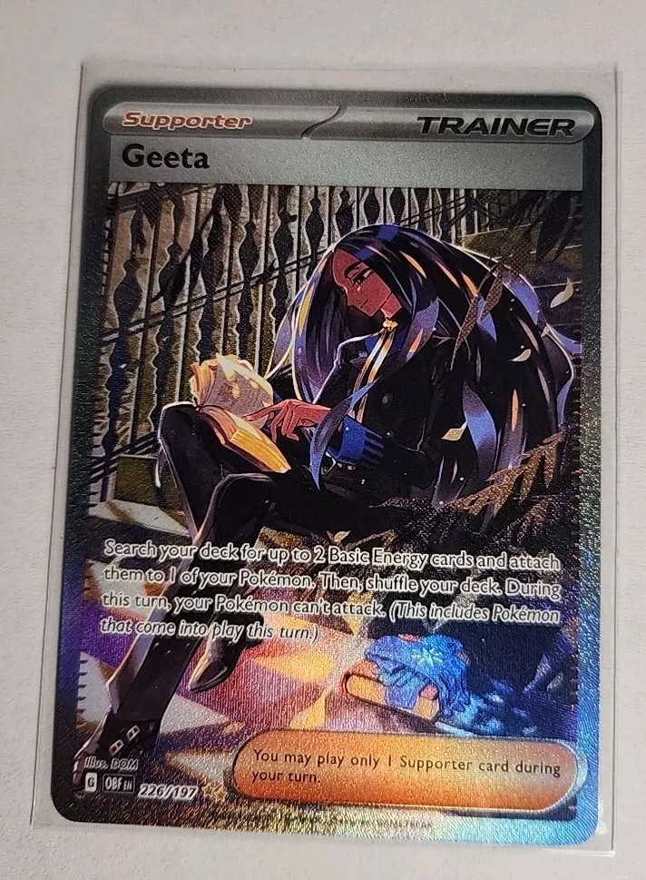 Pokemon TCG SV03: Obsidian Flames #226/197 Geeta NM