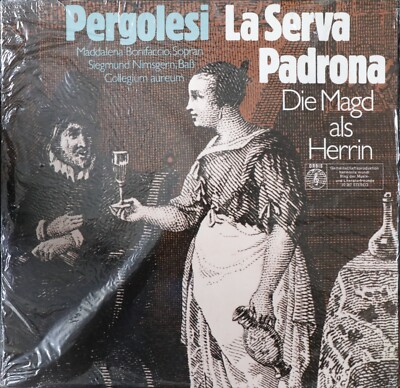 Giovanni B.Pergolesi-La Serva Padrona(Die Magd als Herrin)Nimsgern/Bonifaccio LP