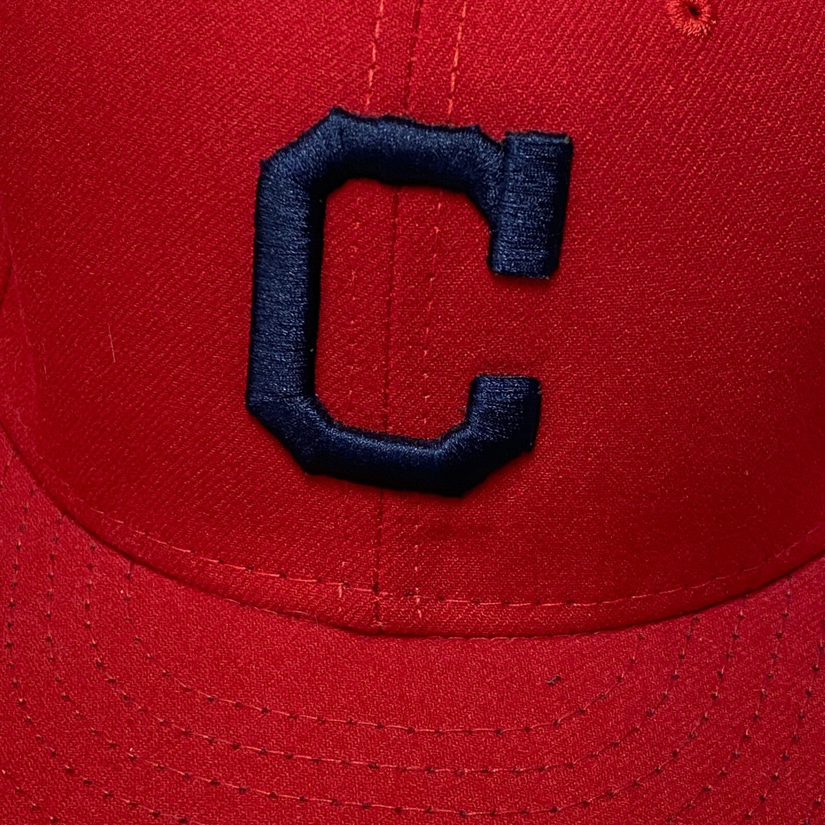 Vintage New Era Cleveland Indians Guardians Hat Fitted 7 1/4