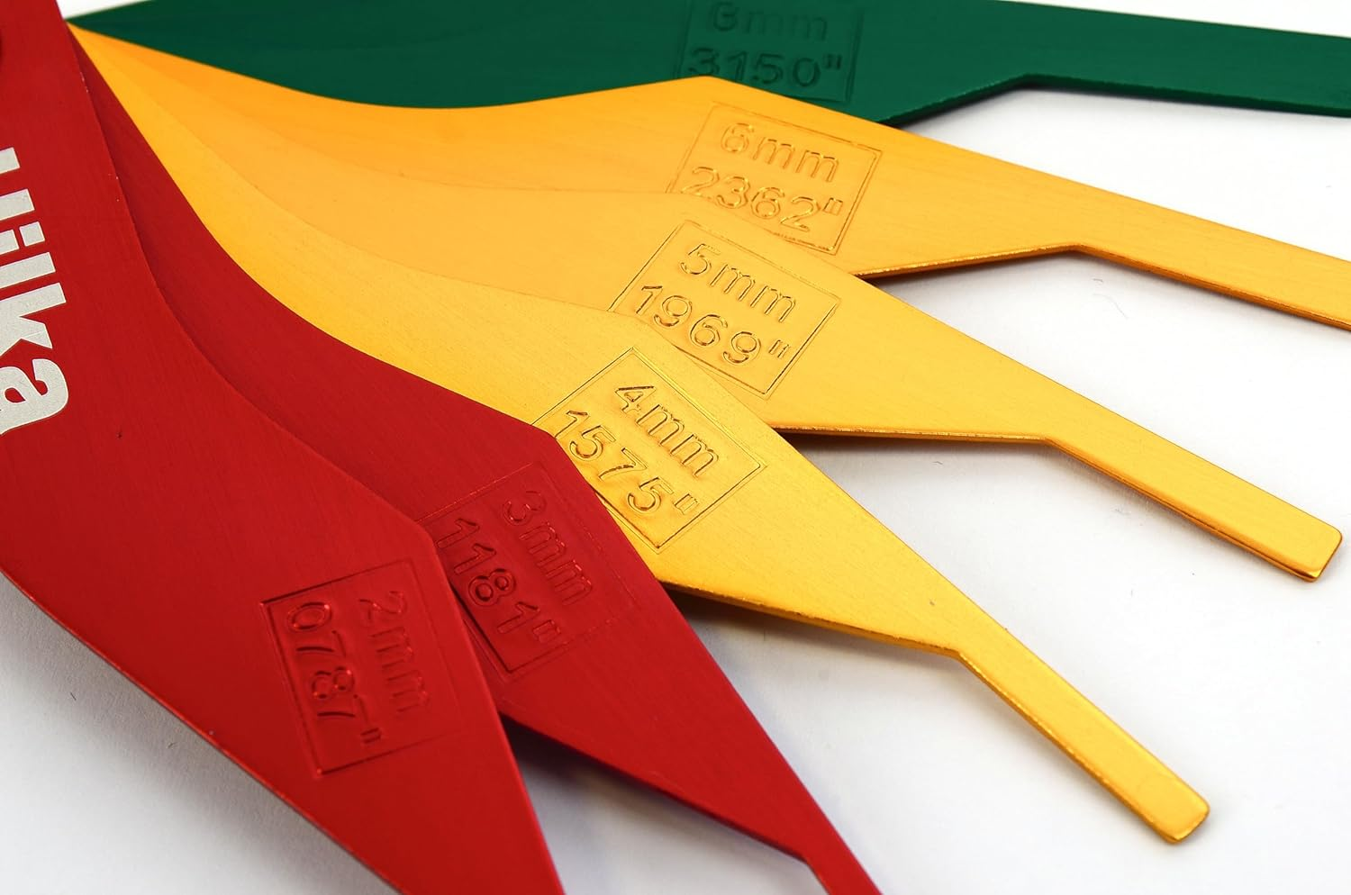 Hilka 12700108 Brake Pad Thickness Gauge, Set of 8 eBay