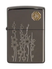 Zippo Lighter  NEO SAGUNJA Plum Blossom Windproof Free Shipping 6 Flints New