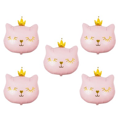 Katzen Geburtstag Dekoration Set – Banner, Ballons, Tortenaufleger Für Haustier- Oder Kinderparty