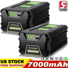 For Greenworks 80V Pro Battery 3 Ah / 3.5 Ah / 6 Ah / 7 Ah Lithium GBA80200 Tool
