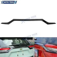 For Toyota RAV4 2019-2025 Gloss Black Rear Tailgate Trunk Upper Lid Molding Trim