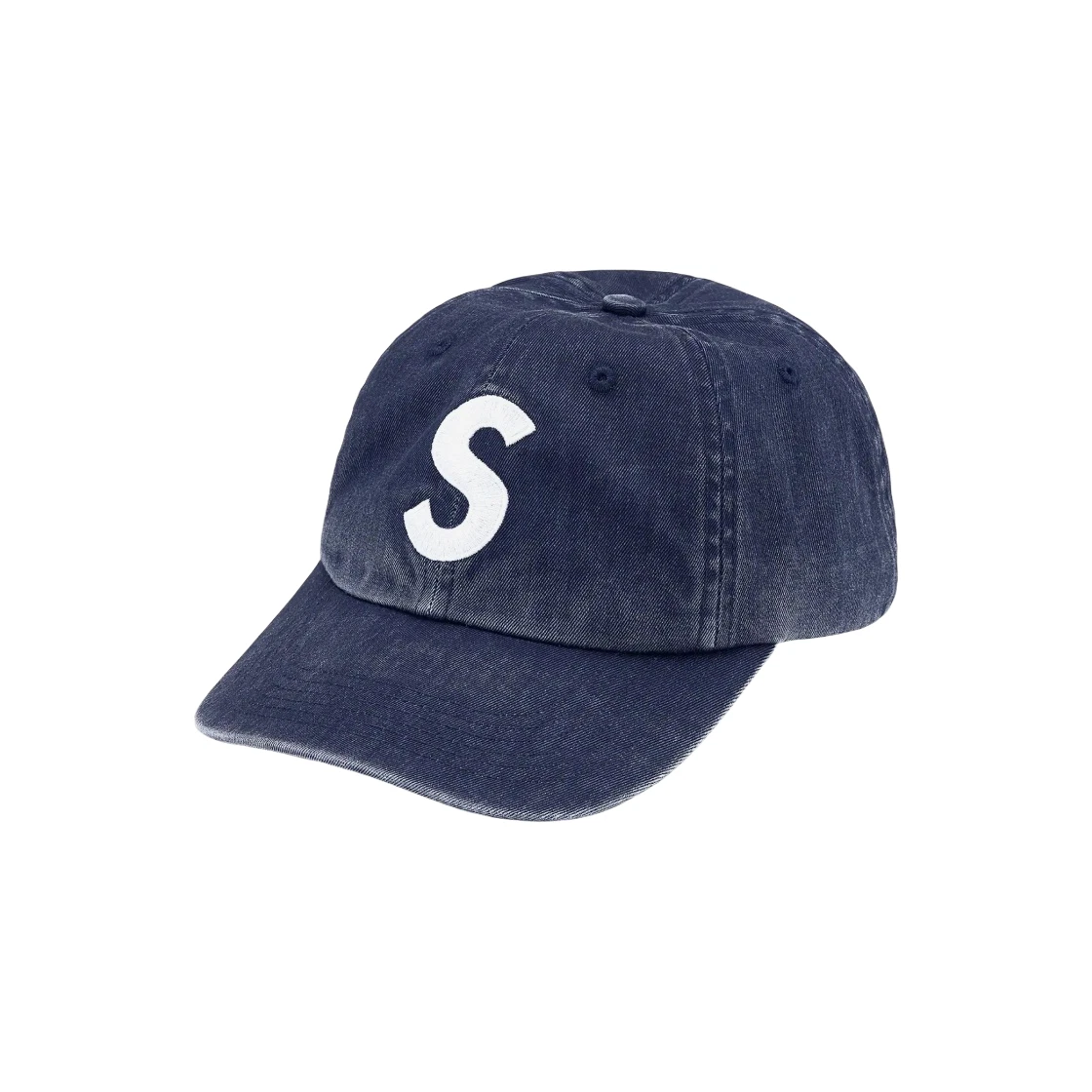 Logo Supreme Pigment Print S 6 panneaux indigo   22FW  