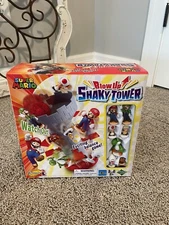 Epoch Games Super Mario Blow Up Shaky Tower Balancing Game Tabletop Skill C3