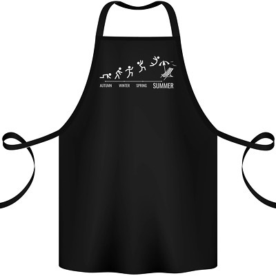 Seasons to Summer Holiday Time Funny Cotton Apron 100% Organic
