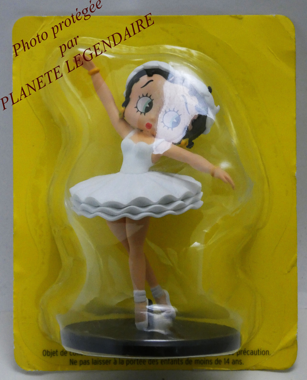 Figurine Betty Boop Danse Ballet Figurine de Collection Peinte Main