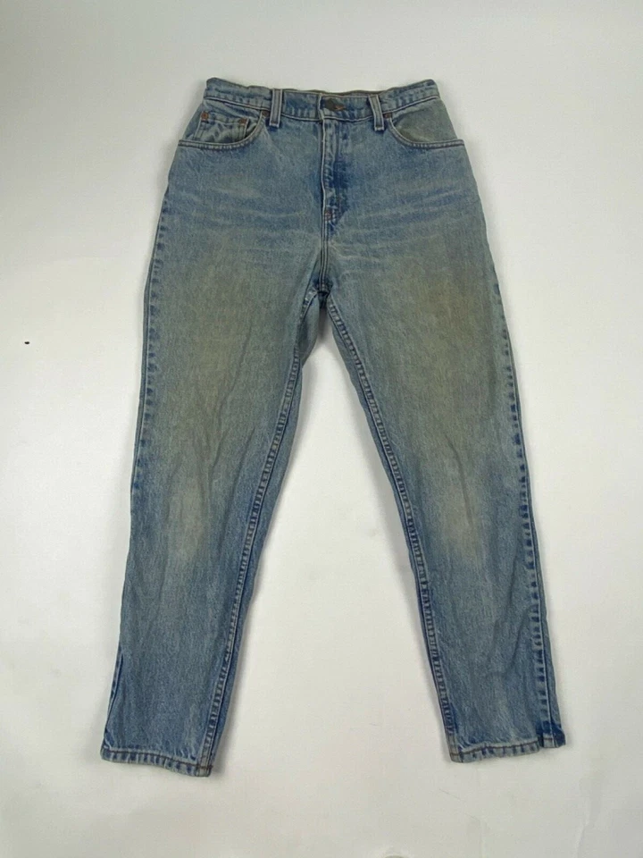 Винтажные джинсы Levis 551 Red Tab 1995 90-е Mom 11,5 Rise 6 Pet. W27X26,5 л США 🇺🇸 - Изображение 2 из 4