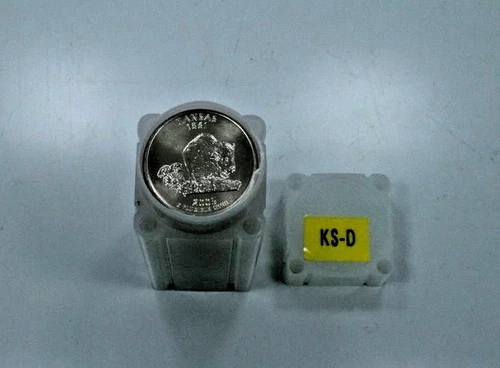 KANSAS 2005-D UNCIRCULATED ROLL QUARTERS from Mint Bags