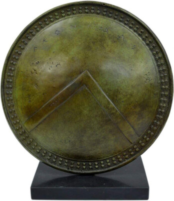 König Leonidas Bronze kleines Schild - Spartans Rüstung Ultimate Warriors Thermopylen