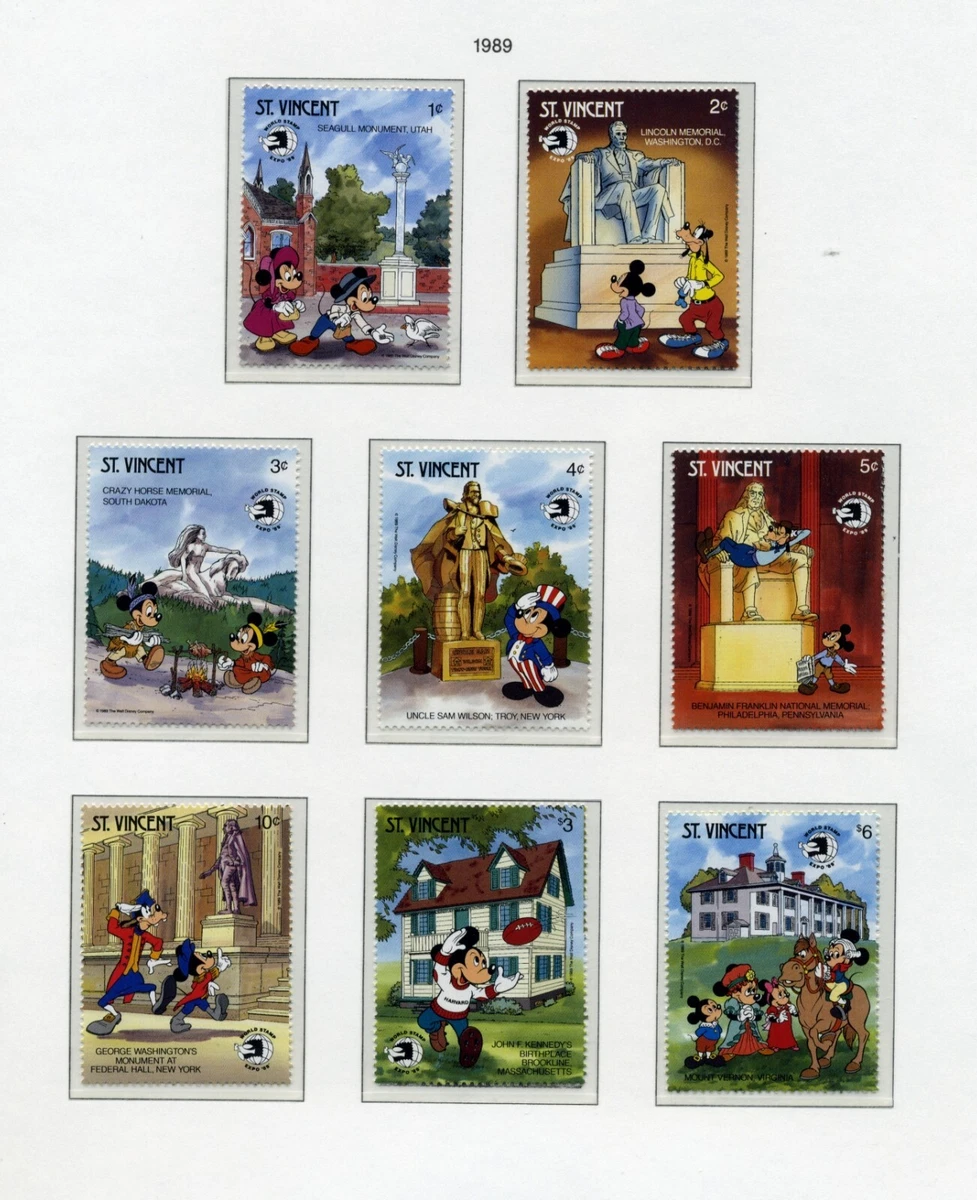 ディズニースタンプギャラリー セントビンセント・グレナディ―ン発行 レア Disney St Vincentian Stamps for sale | eBay
