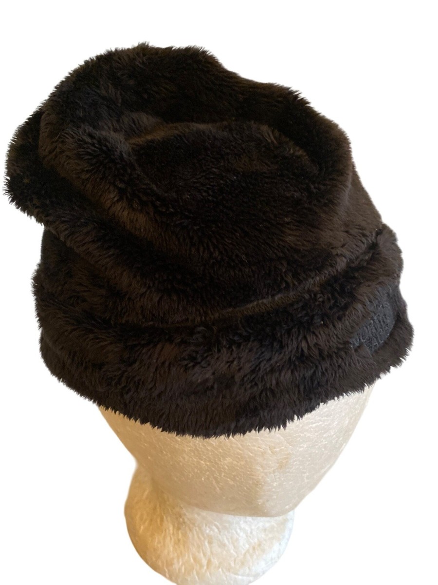 North Face youth Black Fleece Beanie Skull Ski Cap Hat Small