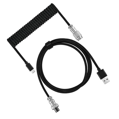 3M Type C Mechanical Keyboard Coiled Cable USB Port Keyboard Wire Accessories - Picture 3 of 23