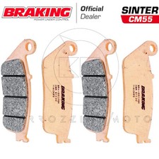 4 PLAQUETTES DE FREIN Avant BRAKING 716CM55 Sinter Kawasaki Z 750 ABS 2007 2008
