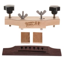Guitar Bridge Clamp with Rosewood Bridge for Acoustic Guitar DIY Repair Tool USA