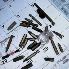 Lot Of Used Asst Drill Insertable Tips