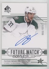 2014-15 SP Authentic Future Watch 633/999 Patrik Nemeth #270 Rookie Auto RC x4f
