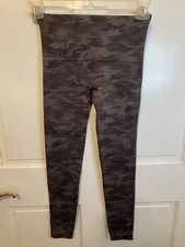 Spanx Grey Camo Compression Leggings Women  s Medium EUC