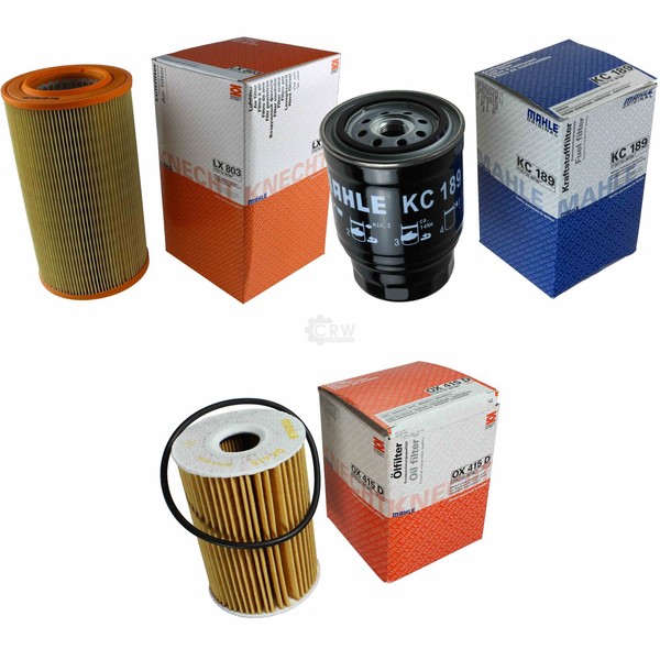 Mahle / Knecht Kraftstofffilter KC 189 Luftfilter LX 803 ÖLfilter OX 415D-image